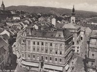 Palača Pongratz, Trg bana Jelačića 1931. godine (srušena 1936. godine)